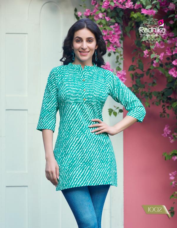 Radhika Summer Shine 1 Cotton Fancy Top Collection